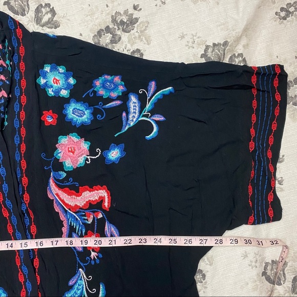 Curations Black Embroidered Open Cardigan XS/S - Picture 8 of 10